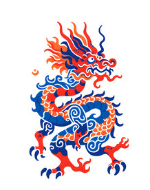 中国龙元素素材