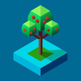 3D杨梅树