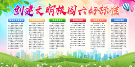 创建文明校园六好标准