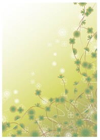 淡雅手绘花卉背景素材
