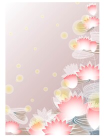 淡雅水彩花卉背景素材