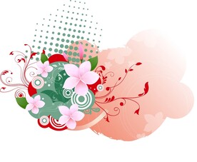 水彩花卉唯美素材