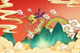 金龙迎春