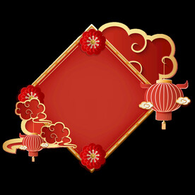国潮边框图片