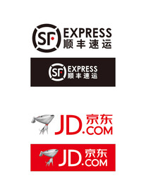顺丰京东标志