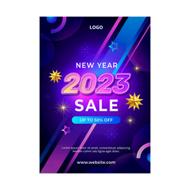 2023新年促销海报