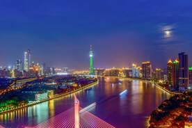 广州建筑夜景图片