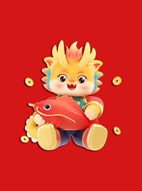 龙年门贴