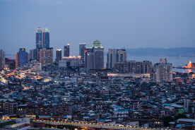城市建筑夜景图片