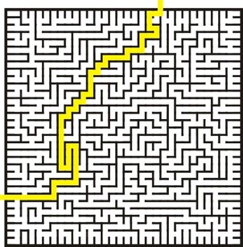 迷宫带路线