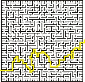 迷宫-带正确路线