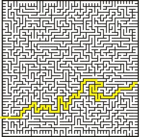 迷宫-带正确路线
