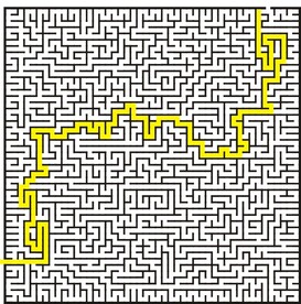迷宫-带正确路线