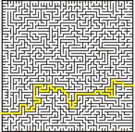 迷宫-带正确路线