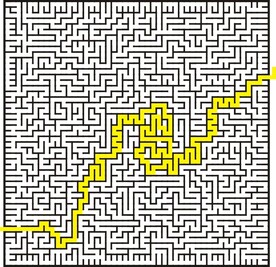 迷宫-带正确路线