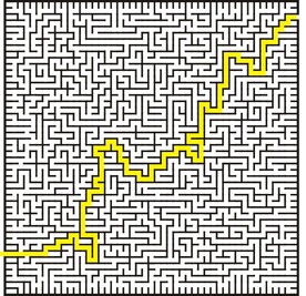迷宫-带正确路线
