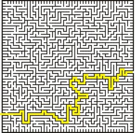 迷宫-带正确路线