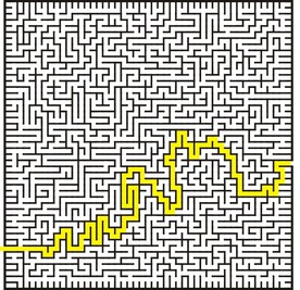 迷宫-带正确路线