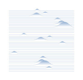 山-线条