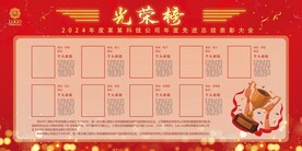 红色先进表彰光荣榜