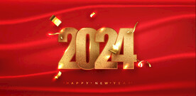 2024金色艺术字