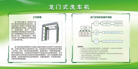 水泥厂商砼龙门吊洗车机展板