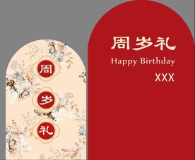 生日背景板