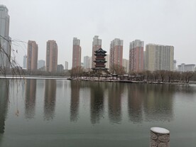 湖中塔