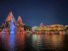 北京环球影城度假区夜景