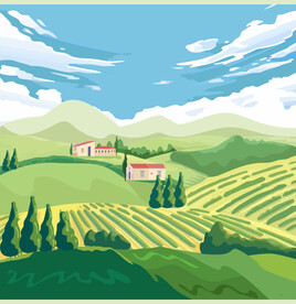农场风景背景
