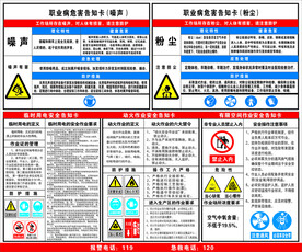 职业危害告知卡