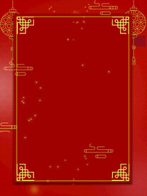 中国风红色背景