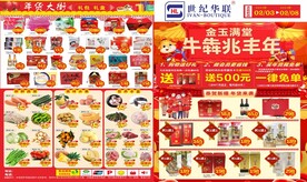 超市年货宣传