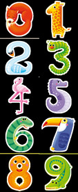 卡通数字 高档数字 书法数字 