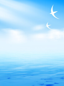 海天蓝色背景