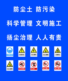 工地安全标牌