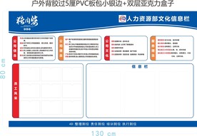 人力资源文化信息栏