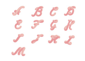 英文字母矢量