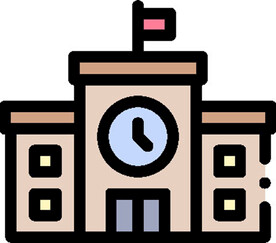 学校教育图标         