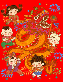 五子闹春