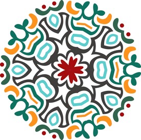 原创印花剪花古典图案图形元素