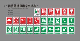 消防器材指示安全标志