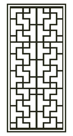 矢量古风窗户扇叶