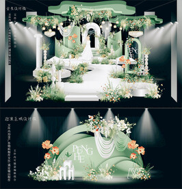 牛油果绿婚礼