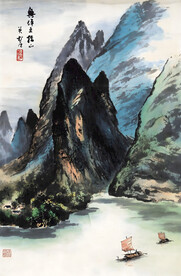 山水画水墨画