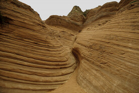 靖边丹霞波浪谷