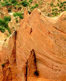 陕北靖边波浪谷