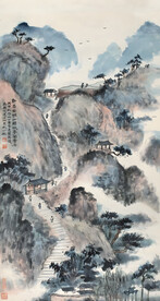 风景水墨画
