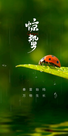 二十四节气插画惊蛰