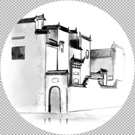 圆形装饰画